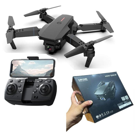 Easy-Fly Camera Drone • App + Remote Control • Beginner Starter Drone