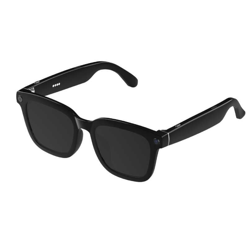 【Black Friday Deal】 Smart AI Camera Glasses with 8MP Photochromic Lenses ,Button Touch Adjustment for Travel Outdoor Adventures Hands-Free Photography 160+Languages Real-Time Translation Bluetooth Wireless Wearable Video Recording UV Protection