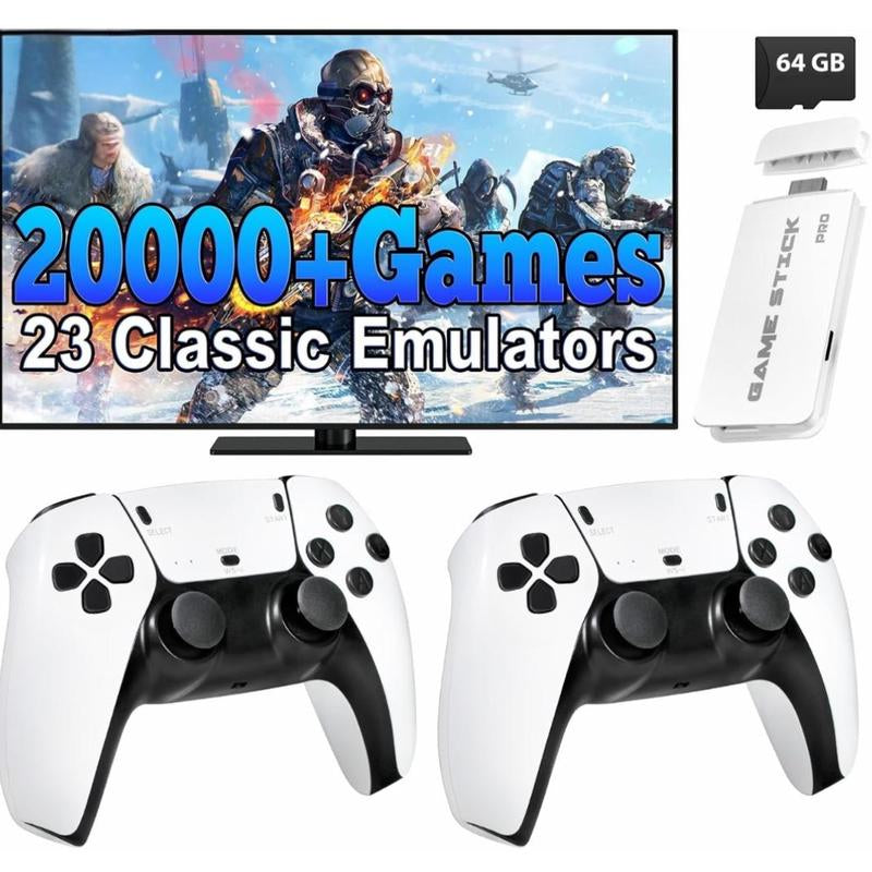 Over 20,000 Retro Games 2025 M15 Plus, a Brand-New Upgraded Retro Gaming Console, Comes Equipped with 20K Game Stick, Wireless Controller, and Game Emulator.
